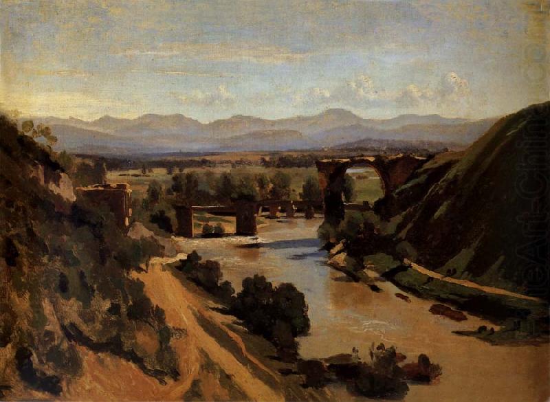 The bridge of Narnl, Corot Camille